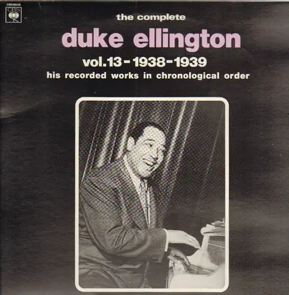 Duke Ellington - The Complete Duke Ellington Vol. 13 - 1938-1939