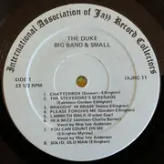 LP - Duke Ellington - The Duke - Big Band & Small