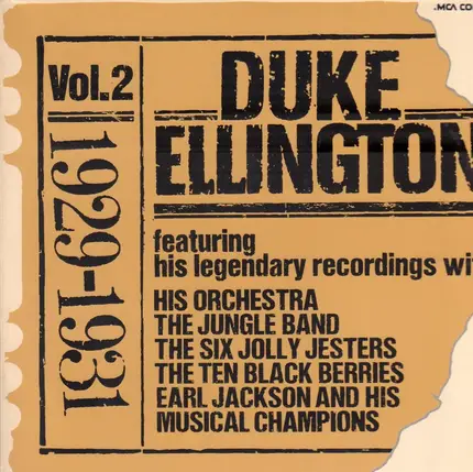 Duke Ellington - Vol. 2: (1929-1931)