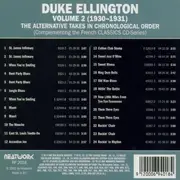 CD - Duke Ellington - Volume 2 (1930-1931). The Alternative Takes In Chronological Order