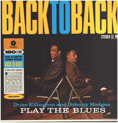 Duke Ellington, Johnny Hodges - Back To Back