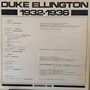 LP - Duke Ellington - Duke Ellington 1932-1936