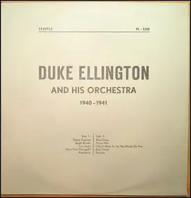 Duke Ellington - Duke Ellington And His Orchestra 1940-1941