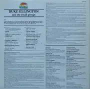 LP - Duke Ellington - Duke Ellington And The Small Groups