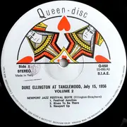 LP - Duke Ellington - Duke Ellington At Tanglewood Volume 2 July 15, 1956