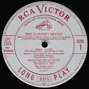 LP - Duke Ellington - Duke Ellington's Greatest - LP DEEP GROOVE