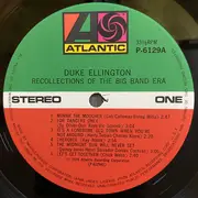 LP - Duke Ellington - Recollections Of The Big Band Era - Insert