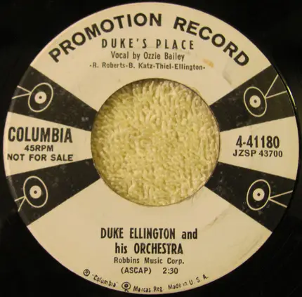 Duke Ellington's Spacemen / Duke Ellington And His Orchestra - Jones / Duke's Place