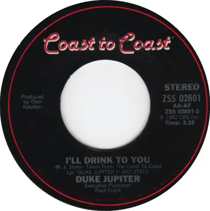 Duke Jupiter - I'll Drink To You