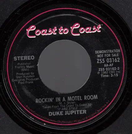 Duke Jupiter - Rockin' In A Motel Room