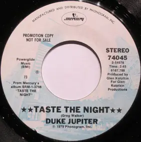 Duke Jupiter - Taste the Night