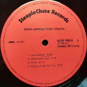 LP - Duke Jordan Trio - Truth