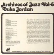 LP - Duke Jordan - Archives Of Jazz Vol. 5