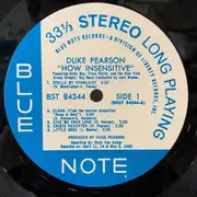 LP - Duke Pearson - How Insensitive - Insert included.