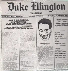 Duke Ellington - Concert and Broadcast Recordings - Volume One - Jan-April 1952