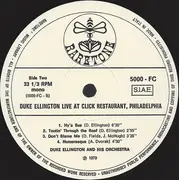 LP - Duke Ellington And His Orchestra - Live At Click Restaurant Philadelphia 1948 - Vol. 1