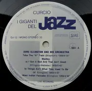 LP - Duke Ellington / Johnny Hodges / Cootie Williams / Cat Anderson - I Giganti Del Jazz Vol. 12
