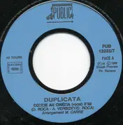 7inch Vinyl Single - Duplicata - Comme Au Cinema