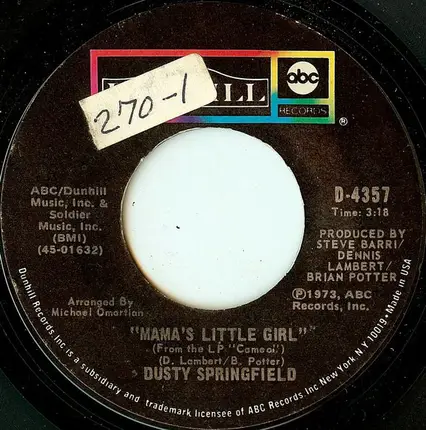 Dusty Springfield - Learn To Say Goodbye