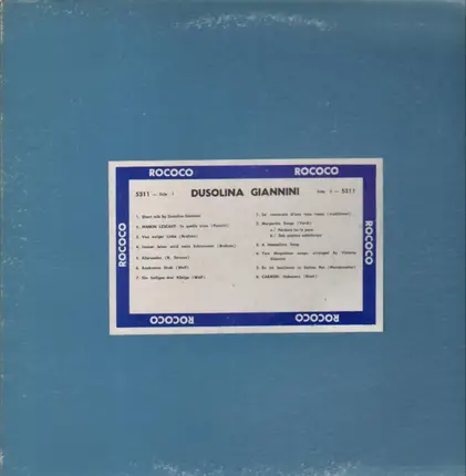 Dusolina Giannini - Famous Voices of the Past