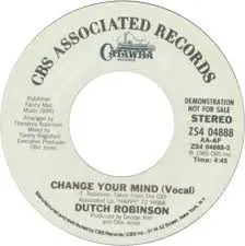 dutch robinson - Change Your Mind