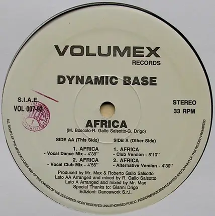 Dynamic Base - Africa