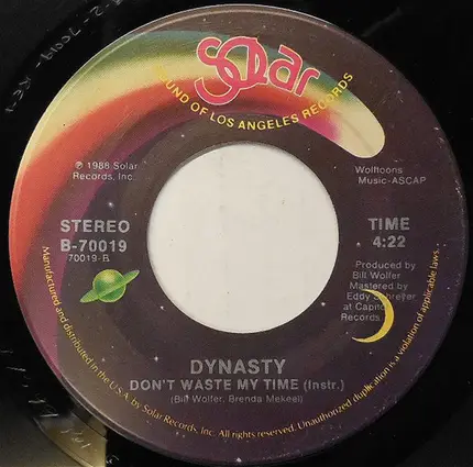 Dynasty - Don't Waste My Time