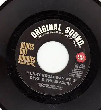Dyke & The Blazers - Funky Broadway Pt. 1 / Funky Broadway Pt. 2