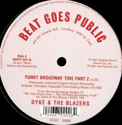 Dyke & The Blazers - Let A Woman BE A Woman