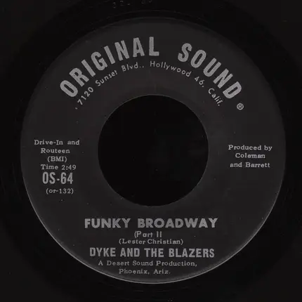 Dyke & The Blazers - Funky Broadway
