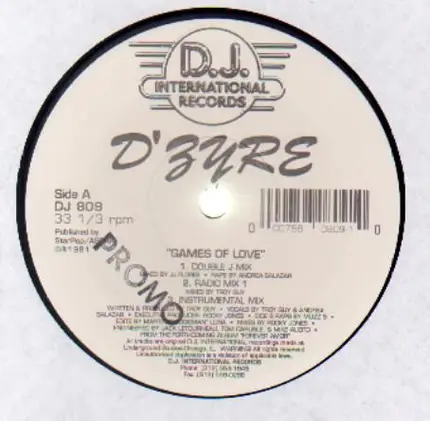 D'Zyre - Games of Love
