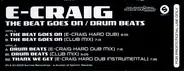 E-Craig - The Beat Goes On / Drum Beats
