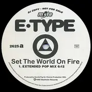 2 x 12inch Vinyl Single - E-Type - Set The World On Fire (95 Remixes) (The DJ-Promo Double Pack) - Promo