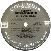 LP - E. Power Biggs - Holiday For Harpsichord