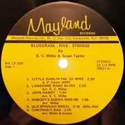 LP - E.C. Miller , Susan Taylor - Bluegrass-Five-Strings By E.C. Miller & Susan Taylor