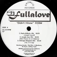 E.G. Fullalove - Didn't I Know