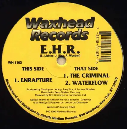 E.H.R. - Enrapture