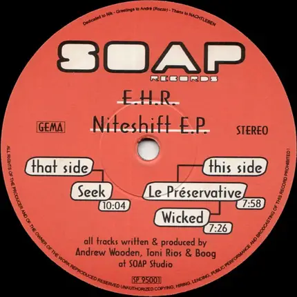 E.H.R. - Niteshift E.P.