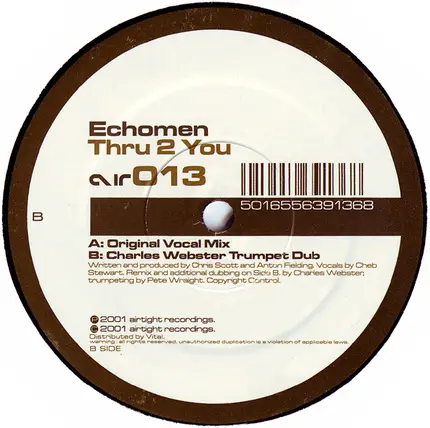 Echomen - Thru 2 You (Disc 1)