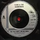 7'' - Echo & The Bunnymen - The Pictures On My Wall - injection-moulded labels