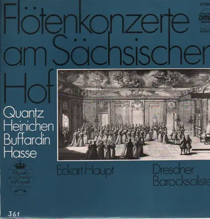 Johann Joachim Quantz / Johann David Heinichen a.o. - Flötenkonzerte Am Sächsischen Hof