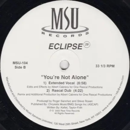Eclipse 29 - You're Not Alone