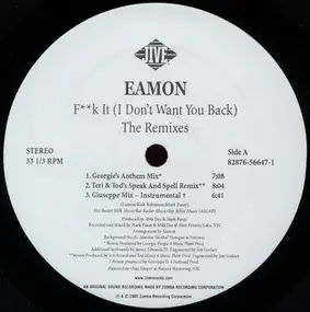 Eamon - F**k It (I Don't Want You Back) - The Remixes