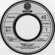 7inch Vinyl Single - Earth And Fire - Dream