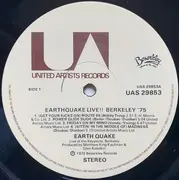 LP - Earth Quake - Live!! Berkeley '75
