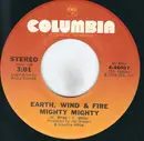 7inch Vinyl Single - Earth, Wind & Fire - Mighty Mighty / Drum Song - Santa Maria Pressing