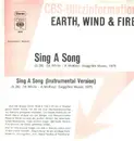 7inch Vinyl Single - Earth, Wind & Fire - Sing A Song