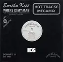 12inch Vinyl Single - Eartha Kitt - Where Is My Man (Hot Tracks Megamix)