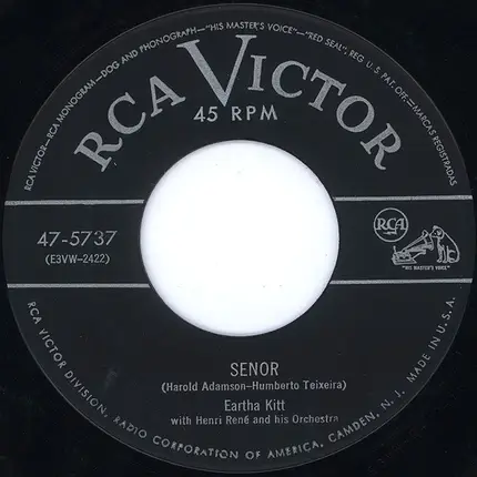 Eartha Kitt With Henri René And His Orchestra - Let's Do It