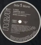 LP - Eartha Kitt - Down To Eartha